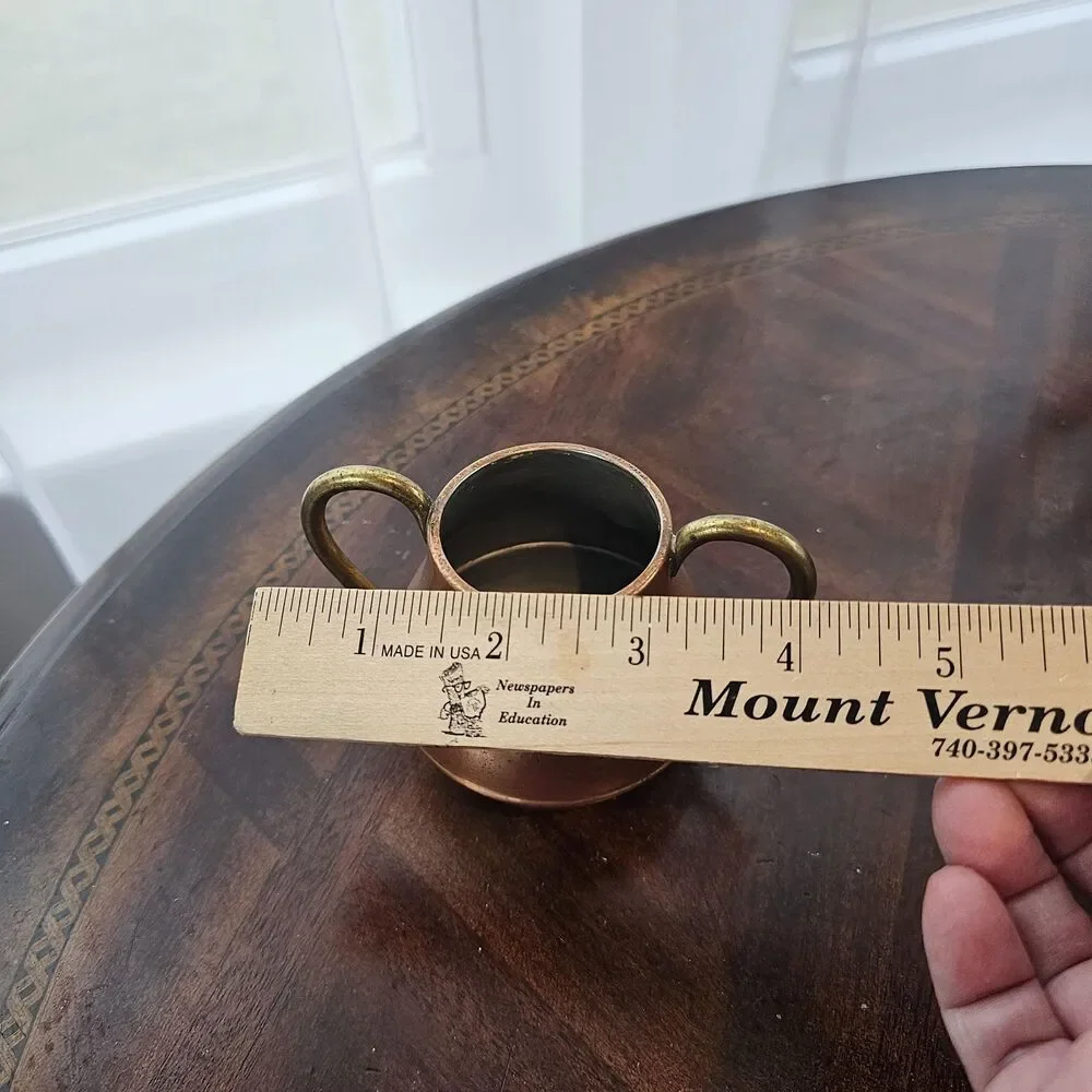 Vintage 1950s/60s Copper & Brass Vessel – Made in Japan